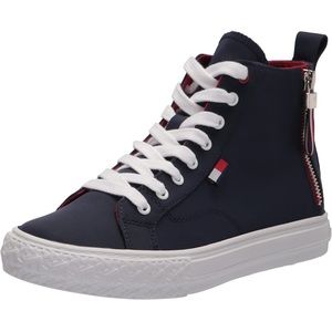 NWOT Tommy Hilfiger Nylon Navy Hightop Sneakers